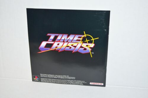 Time Crisis (Sony PlayStation 1, 1995) PS1 PSOne PSX 2 3 CIB Reg. Black Label - Picture 3 of 9
