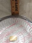 Crystal Bowl with silver rim by Leonard Silver circa 1950's 24% PbO lead crystal — photo 4