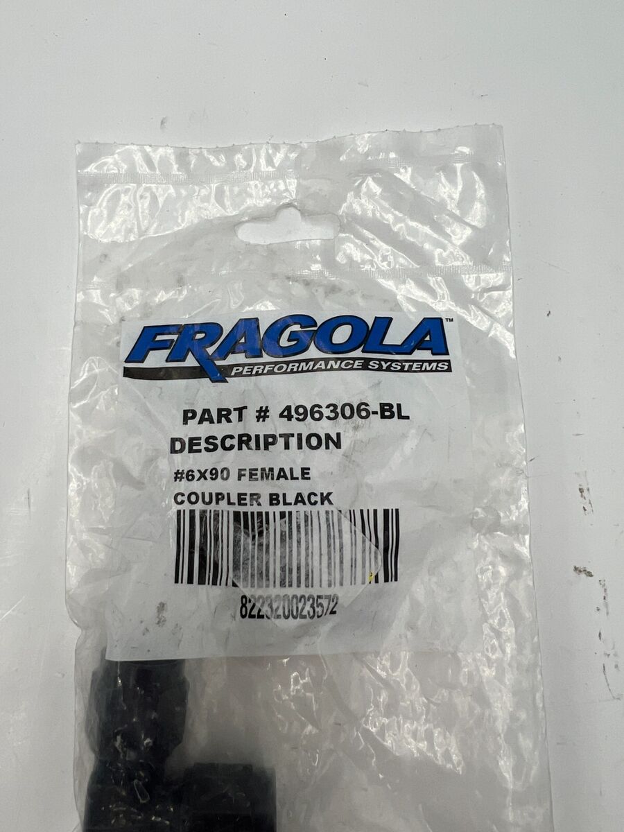 Fragola #6 X 90-Degree Female Coupler Adapter Fitting 496306-BL Fragola #6 X 90-Degree Female Coupler Adapter Fitting 496306-BL