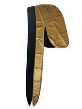 Gold  Black 2 Pack Velvet Durag Long Tail Men Women