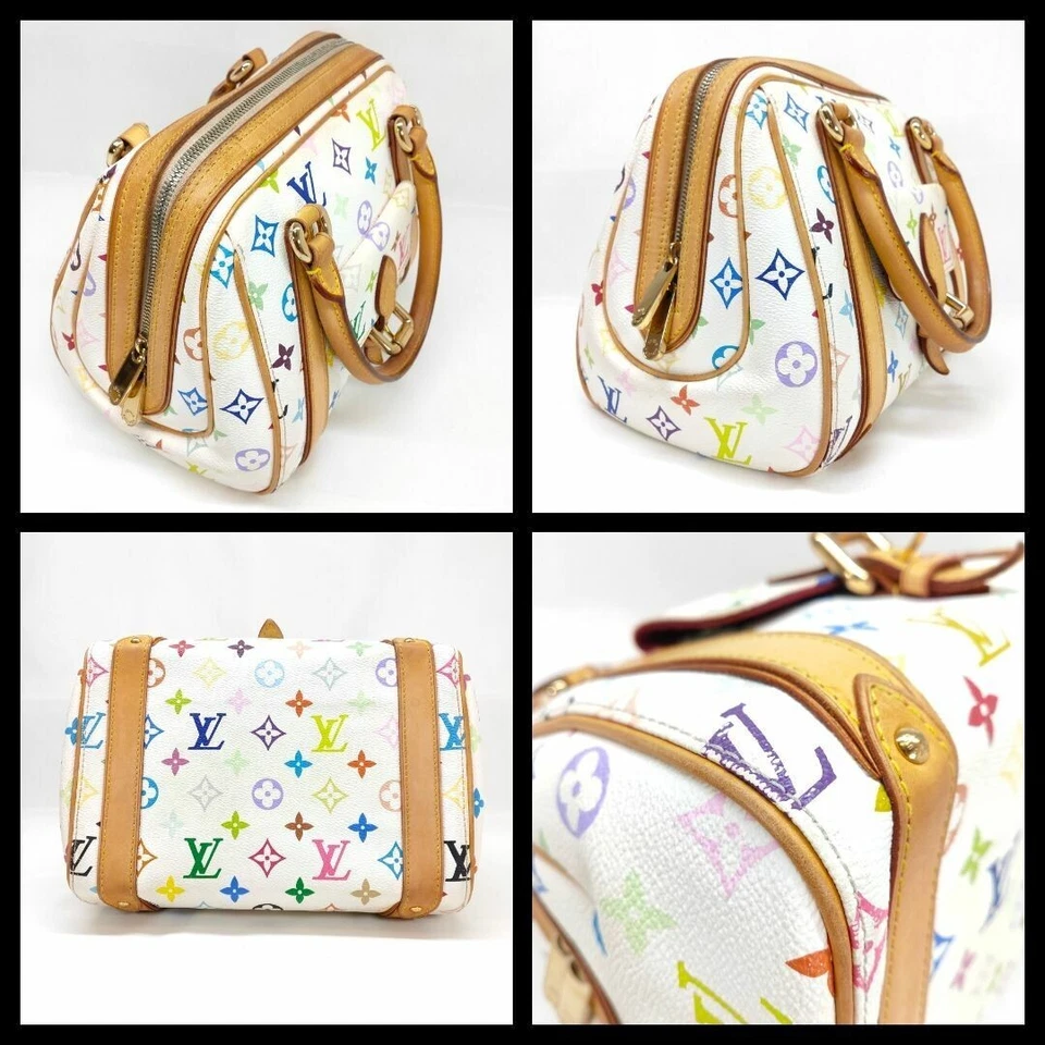 Louis Vuitton Bolso Takashi Murakami Priscilla Multicolor Blanco Foto 2 de 4