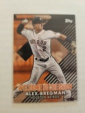 2022 Topps Series 1 Welcome to the Show Alex Bregman #WTTS29 Black Parallel /299