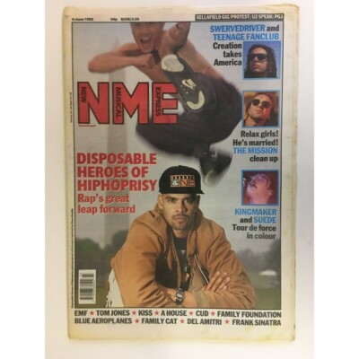 NEW MUSICAL EXPRESS NME MAGAZINE  6 JUNE 1992  TOM JONES    LS