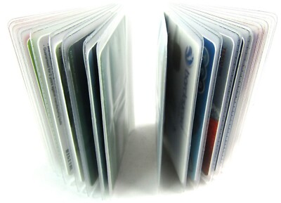 New Replacement Credit Card Holder Plastic Sleeves Inserts Portrait style | eBay New Replacement Credit Card Holder Plastic Sleeves Inserts Portrait style | eBay