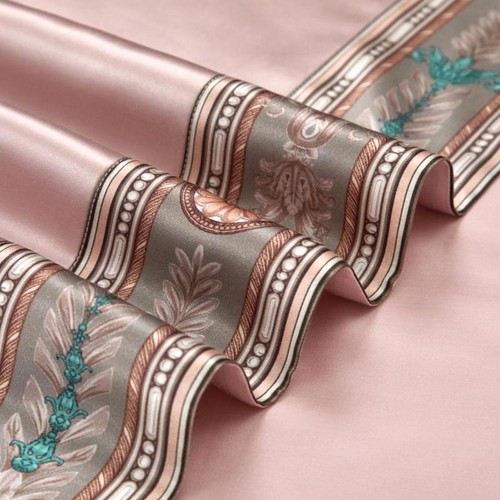 Luxury 100% Mulberry Silk Bedding Set 4 Pcs Quilt Cover Flat Sheet 2 Pillowcases - Picture 30 of 47