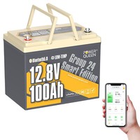 12V 100Ah Lifepo4 Batterie Bluetooth Lithium Batterie 100A Bms FüR Trollingmotor