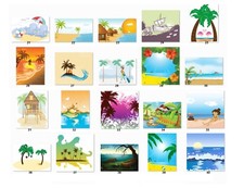 30 Personalized Address Labels Beaches BE 2 