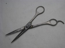 vintage scissors barber scissor shears P.A. KRAUSE B.S. Germany Indianapolis