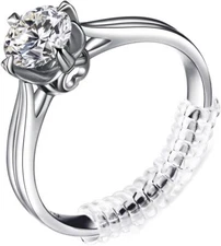  15 Pack Ring Size Adjuster - With 3 Sizes Clear Ring Sizer Adjuster For Lo
