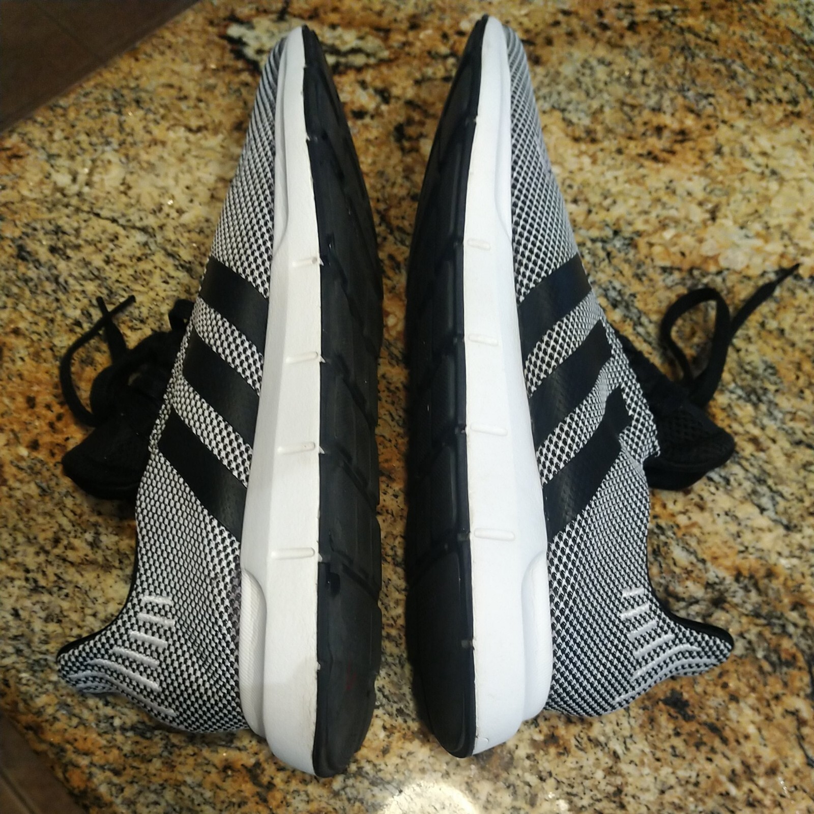 Size 13 - adidas Swift Run Core Black Cloud White for sale online