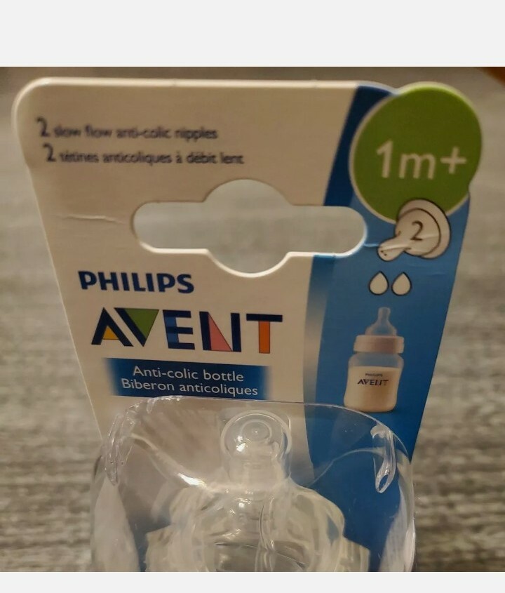 New 🆕🔥 Philips AVENT Anti-Colic Nipples Pack Of 2 Nipp
