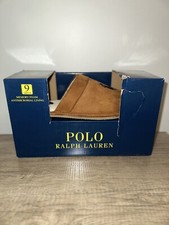 Polo Ralph Lauren Men's Slippers-Suede Memory Foam Comfort