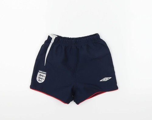Umbro Boys Blue Sweat Shorts Size 2 