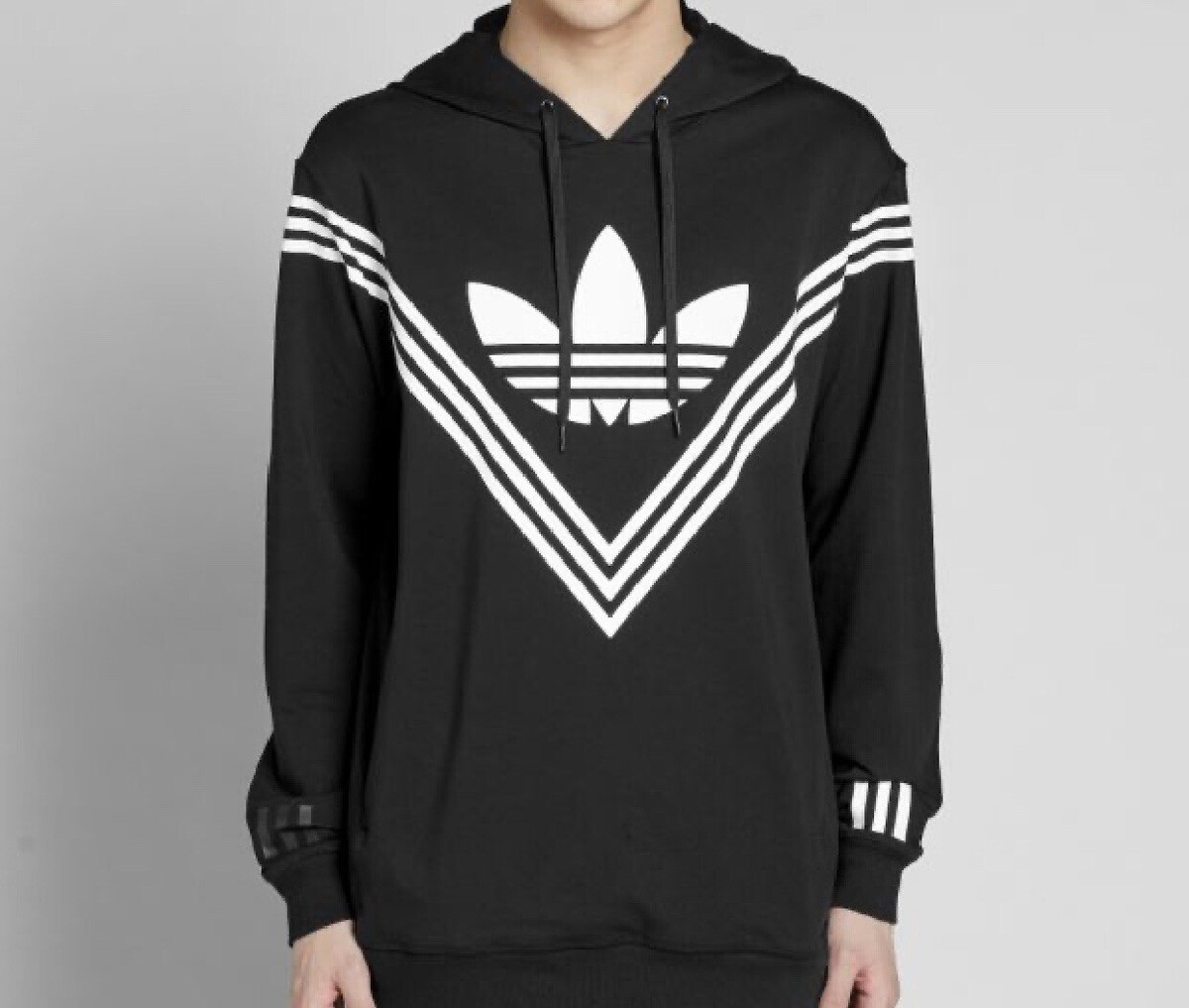 BNWT ADIDAS X WHITE MOUNTAINEERING LOGO HOODY BLACK Size Medium 