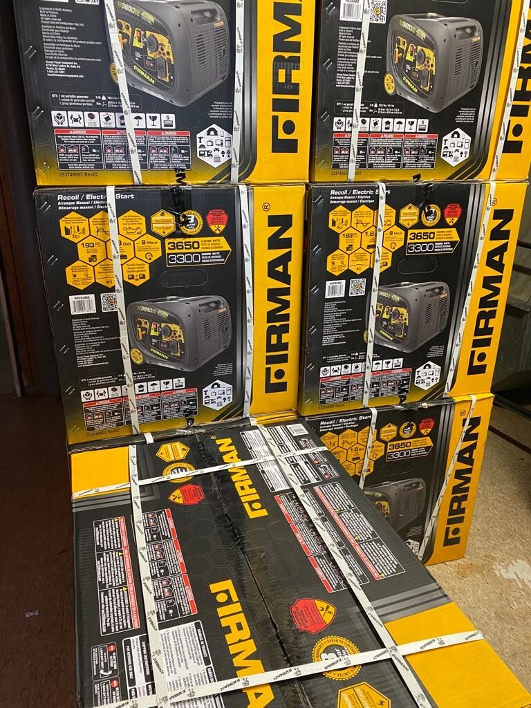 Portable Generator Firman W03382 Inverter 3650/3300W Electric Start Gas