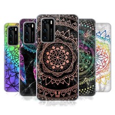 FUNDA HEAD CASE DESIGNS CANICAS Y MANDALA GEL SUAVE PARA TELÉFONOS HUAWEI 4