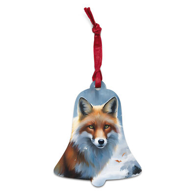 Wooden ornaments - Fox of snow land