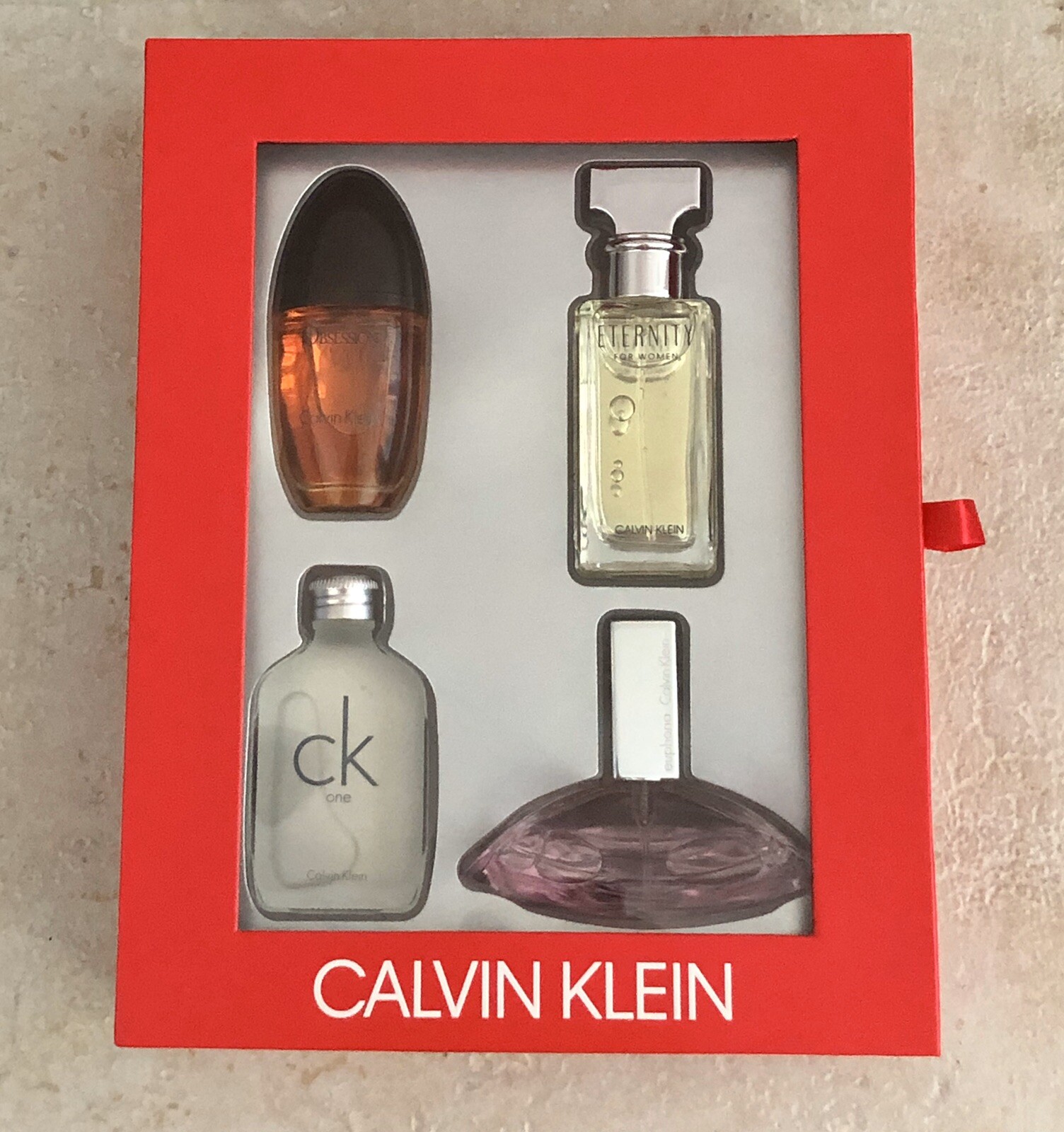calvin klein mini perfume set