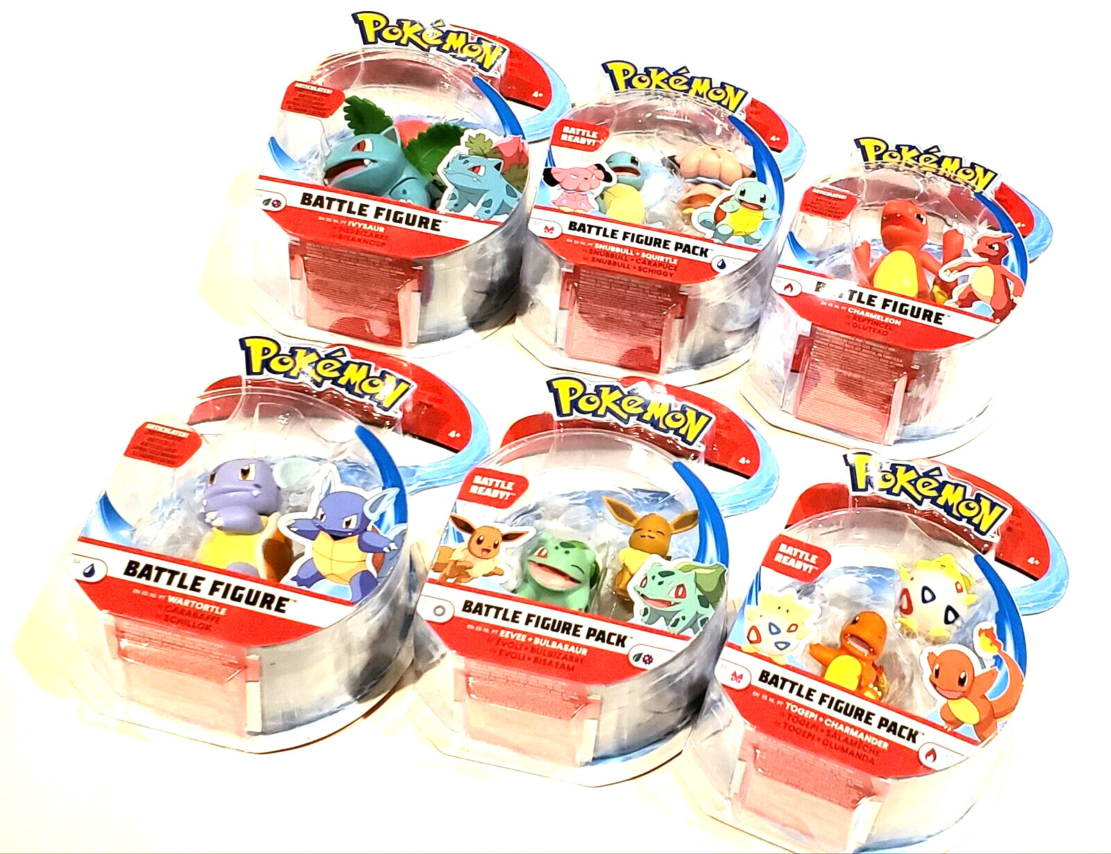 Pokemon Battle Figure Pack Lot of 6 Complete Set