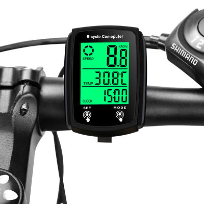 Geschwindigkeit Radcomputer Fahrradcomputer Fahrradtacho Touchscreen Wasserdicht