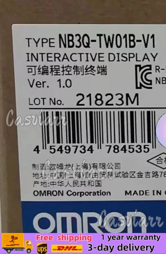 1pc Omron NB3Q-TW01B-V1 brand new touchscreen Fast delivery DHL  US Free TAX