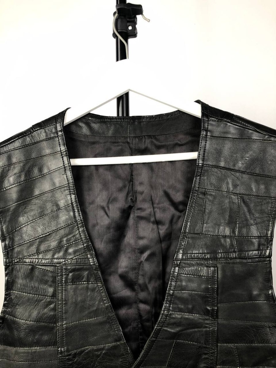 opium archive y2k 香港製leather far vest