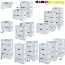 Fleischkiste Stapelkiste E3 Fleischerkiste Eurobox Metzgerkiste Grau Kingpower