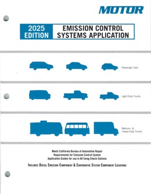 1976-2025 MOTOR Emission Control Systems Manual Cars, Light, Medium & Heavy Duty