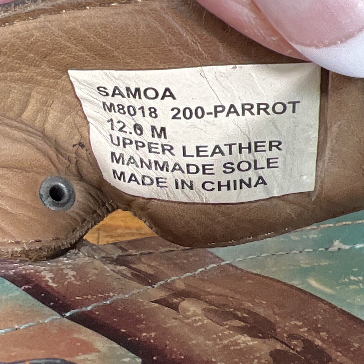 Tommy Bahama Samoa M8018 200-Parrot Beach Vibes Sandals 12 M  display picture 1