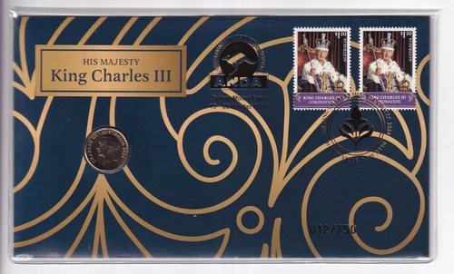 AUSTRALIAN PNC: 2024 $2 KCIII COIN SYDNEY ANDA MONEY EXPO OVERPRINT #M3186