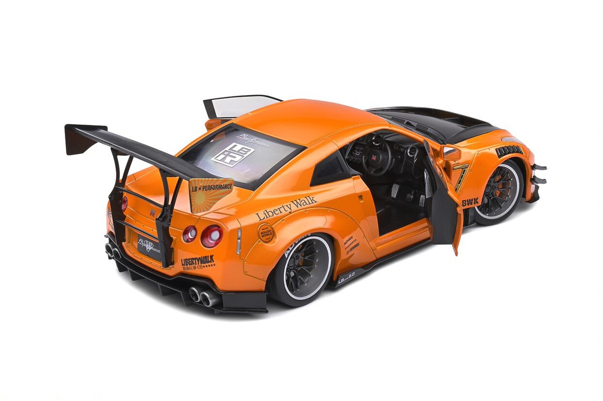 NISSAN GT-R R35 LB PERFORMANCE WORKS TYPE 2 2020 ORANGE SOLIDO