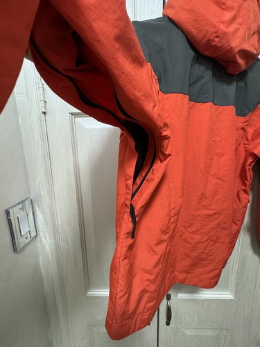 Gap Kids Boys L(10) Carrot Red Hooded Windbreaker Outdoor Jacket - Picture 6 of 16