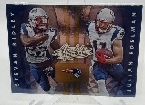 2014 Absolute 20th Anniversary Quads Tom Brady Gronkowski Edelman Patriots SP - Picture 2 of 2