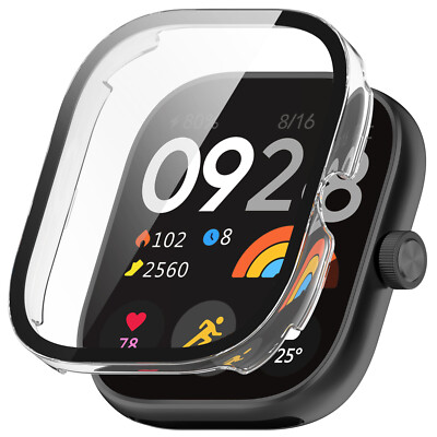 Hard PC Hülle Für Xiaomi Redmi Watch 4 Full Cover Case Displayschutz Schutzglas