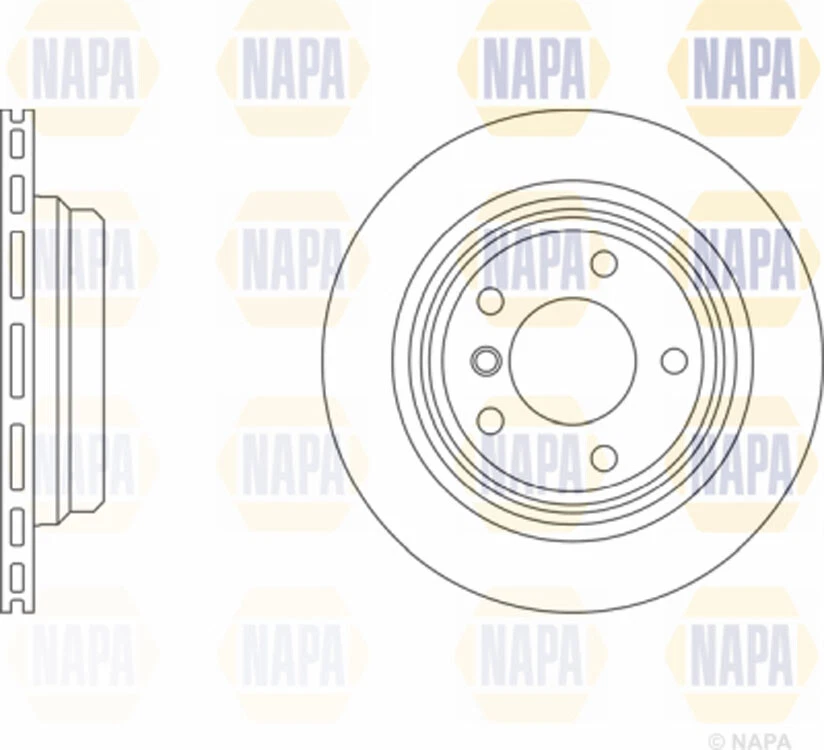 Fits BMW 5 Series 1996-2004 1x Brake Disc Rear DPW 34211163133 | eBay