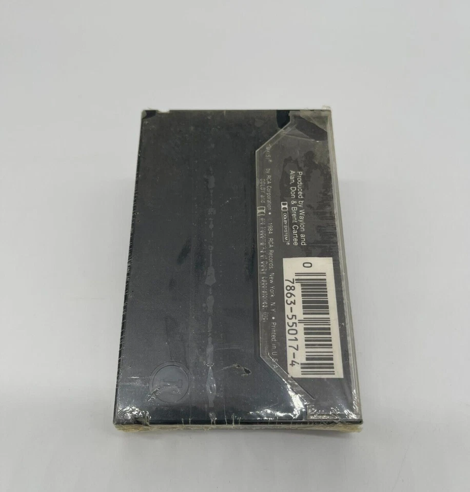 WAYLON JENNINGS -- Never Could Toe The Mark (CASSETTE TAPE / RCA 5017) Sealed!!! - Image 4 of 4