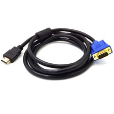 1.8m 1080P HDMI to VGA 15Pin Male Cable Adapter Converter Line for HDTV HD LCD