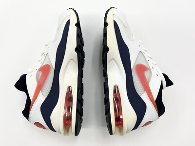 靴 NIKE AIR MAX 93 2017 Nike Air Max 93 White Habanero Red Sz 9 Men Shoes Vintage. | eBay