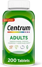 Centrum Adult Multivitamin and Multimineral Supplement, Non-GMO, 200 Count