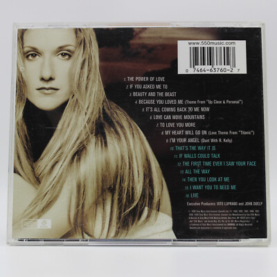 Musik CD | Céline Dion All the way | Disc poliert