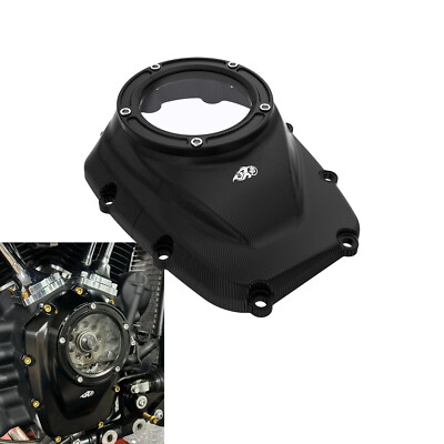 Black M8 Camshaft Cover for Harley 18-24 Softail Street Bob Low