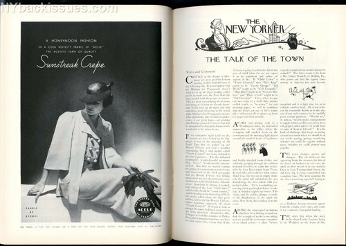 New Yorker magazine May 23 1936 Carl Carmer Lily Dale Spiritualist Colony pt2 VF - Picture 3 of 4