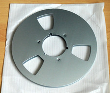 1 Alu Tonbandspule / 26,5cm/ NAB /silber / neu
