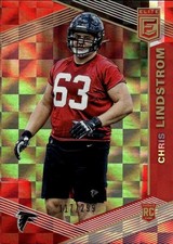 2019 Donruss Elite #194 Chris Lindstrom Red #/299