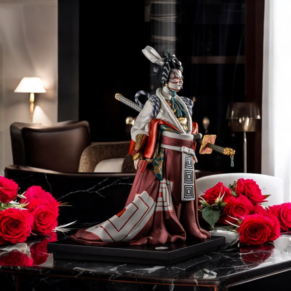 スポーツ LLADRO Lladro 01002028 Japan-Kabuki Sculpture Limited Edition #2028