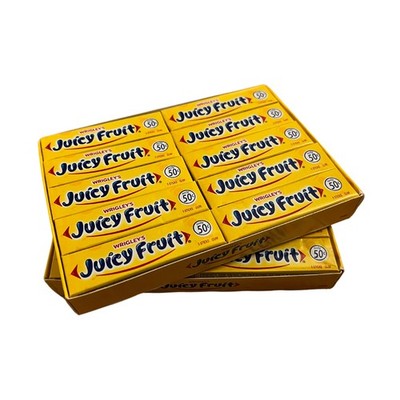 Wrigley's Juicy Fruit Streifen Kaugummi, 40 Packungen (40 x 5 = 200 Stück)