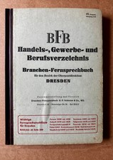 Altes Branchen-Fernsprechbuch Dresden von 1946