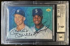 1994 Upper Deck Mickey Mantle Ken Griffey Jr./Auto Yankees Mariners BGS 9/9