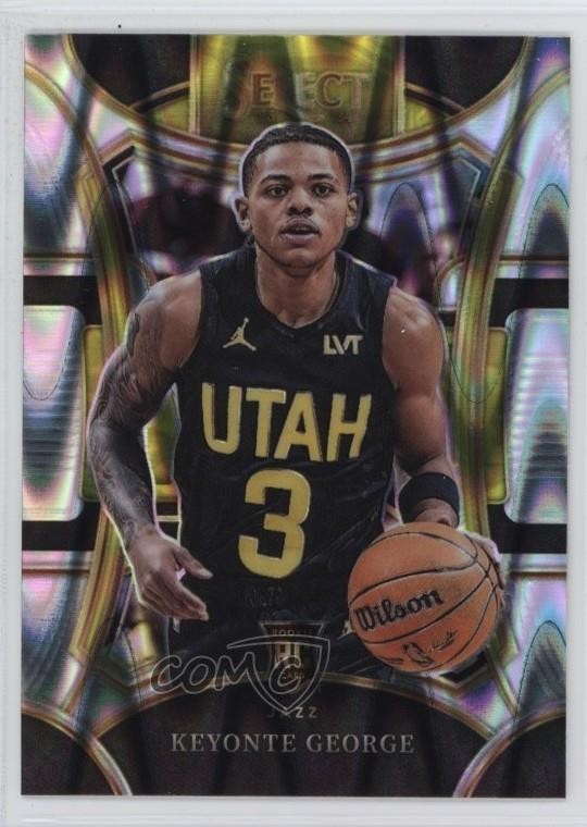 2023-24 Panini Select Mezzanine Level Tectonic Prizm Keyonte George #305 1t2r