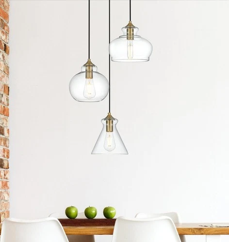 Elegant Lighting LD2247 Destry 3 Light 19"W Multi Light Pendant - Black - Picture 9 of 9